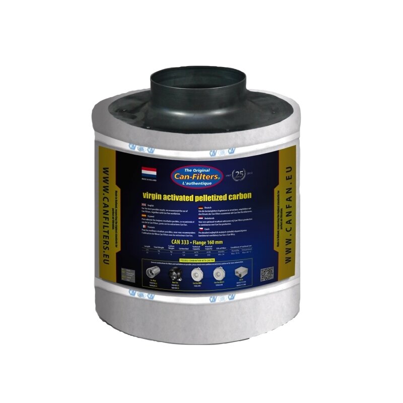 FILTRO CARBON CAN FILTER 400M3/H 150X330MM