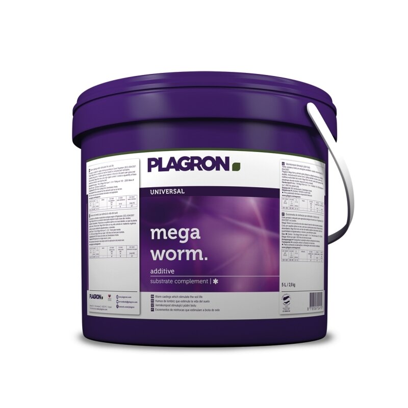 MEGAWORM (HUMUS LOMBRIZ) 5 L. PLAGRON