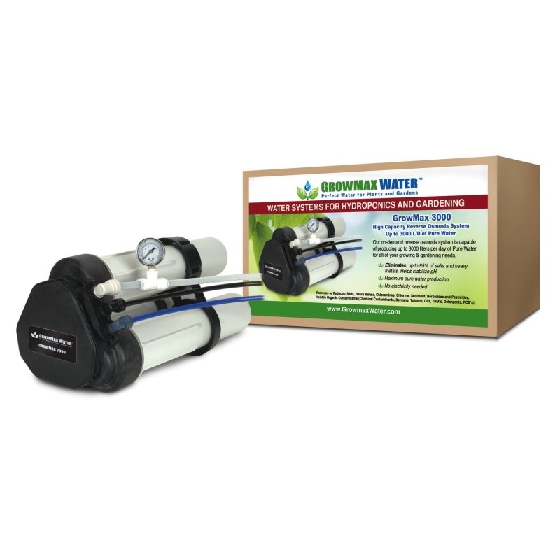 EQUIPO DE OSMOSIS INVERSA GROWMAX 3000 L/DIA HASTA 125 L/H