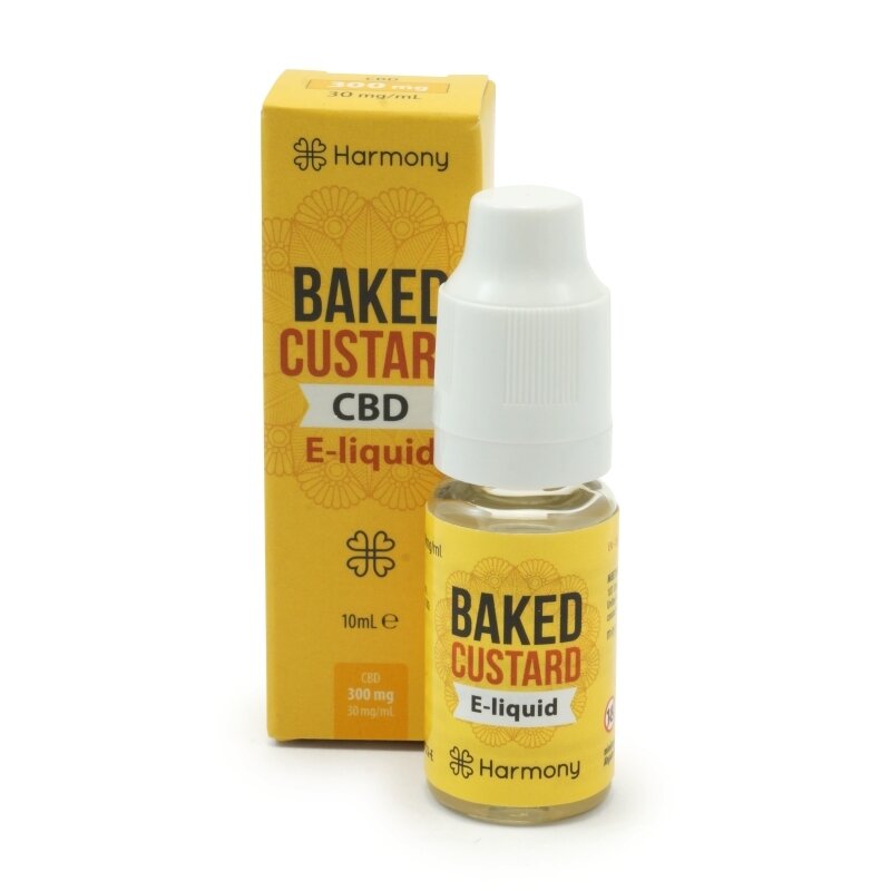 HARMONY - BAKED CUSTARD E-LIQUID (300MG CBD) 10ML