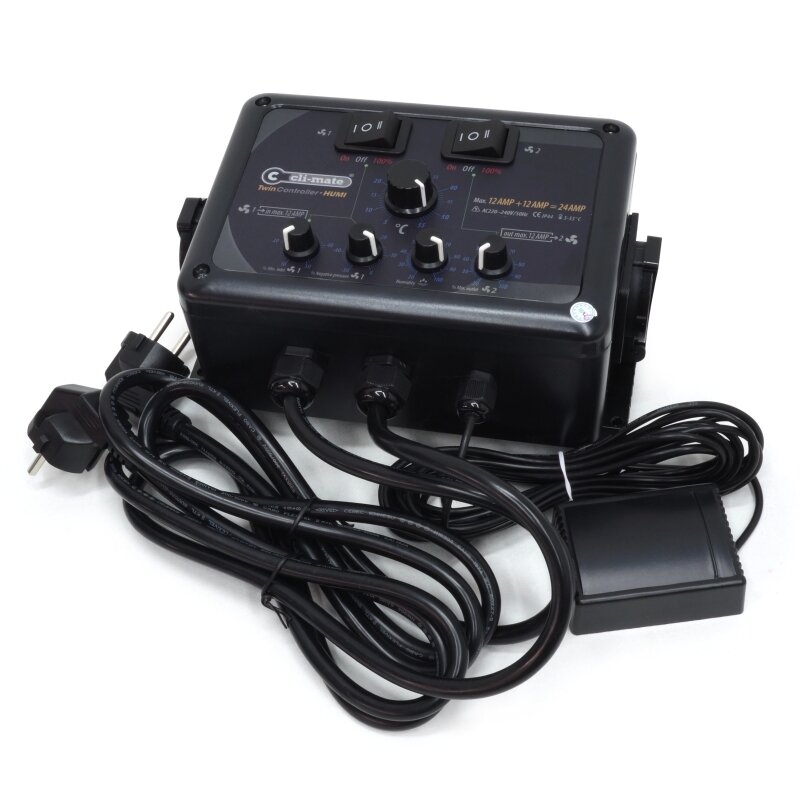 TWIN CONTROLLER CLI-MATE HUMEDAD + DOBLE PRESION (24AMP)
