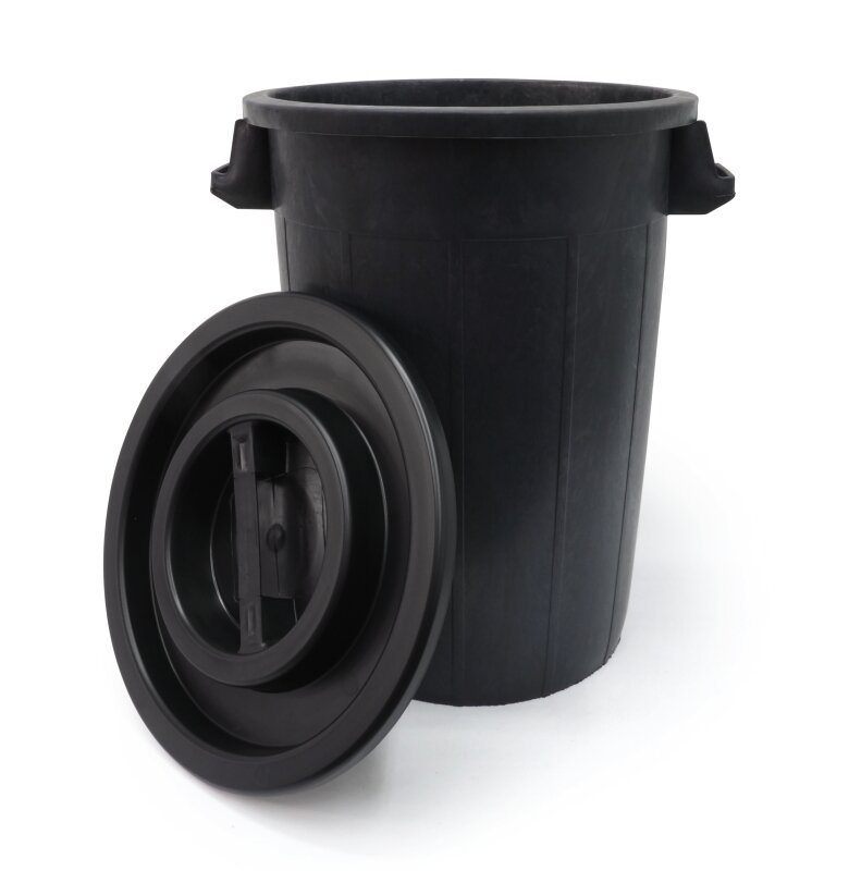 DEPOSITO REDONDO CON TAPA 75L.