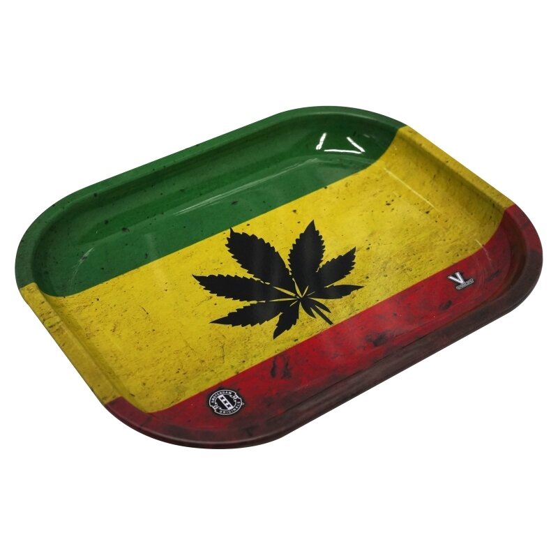 BANDEJA METALICA DE LIAR 18X14 CM - HOJA RASTA