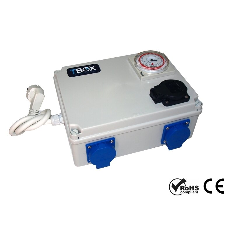 TEMPORIZADOR TEMPOBOX 4 X 600 W ( CON TOMA CALENTADOR)
