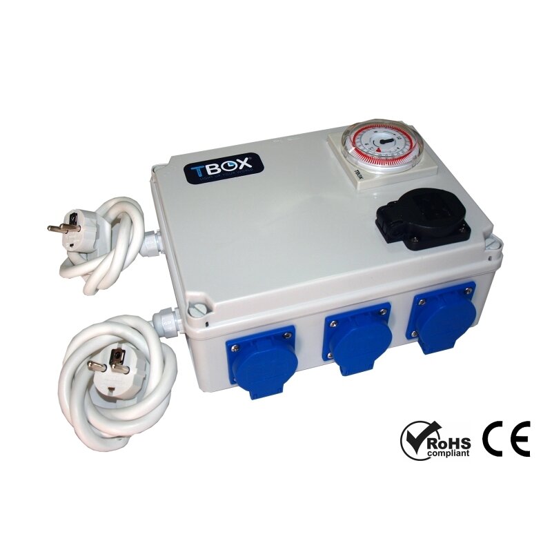 TEMPORIZADOR TEMPOBOX 6 X 600 W (CON TOMA CALENTADOR)