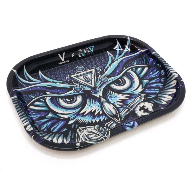 BANDEJA METALICA DE LIAR 18X14 CM - BUHO