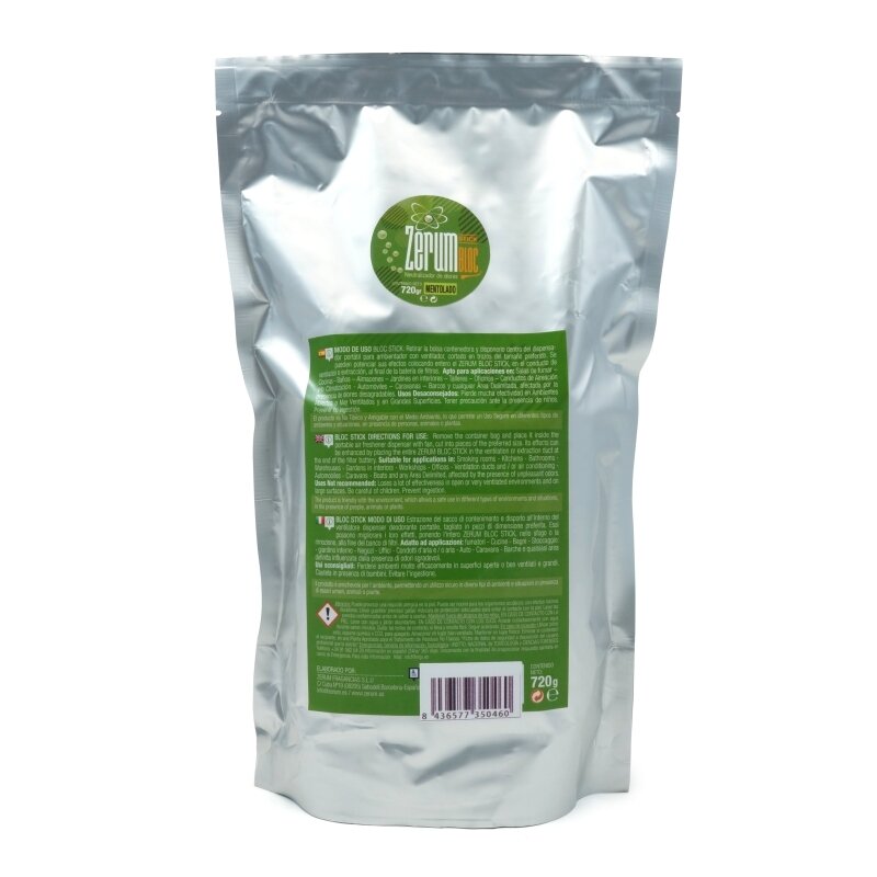 ZERUM BLOC STICK 720GR MENTOLADO