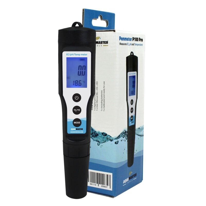 COMBO AQUAMASTER P100 PRO PH+EC+TEMPERATURA