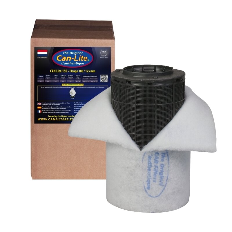 FILTRO CARBON CAN FILTER LITE PL 150 M3/H SIN EMBOCADURA