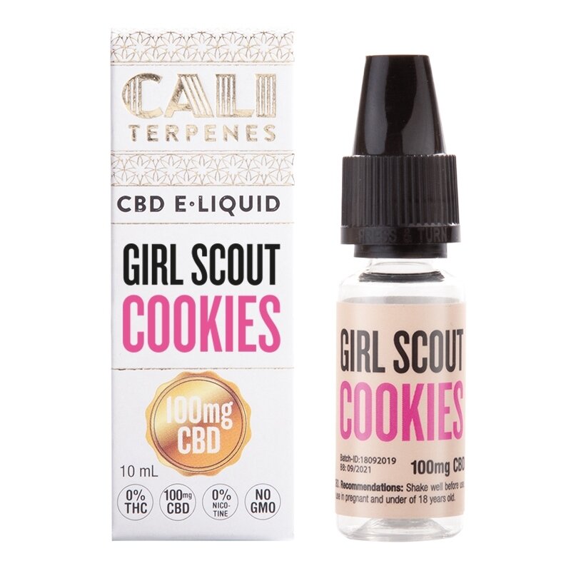 CALI TERPENES E-LIQUID GIRL SCOUT COOKIES 100 MG CBD (10 ML)