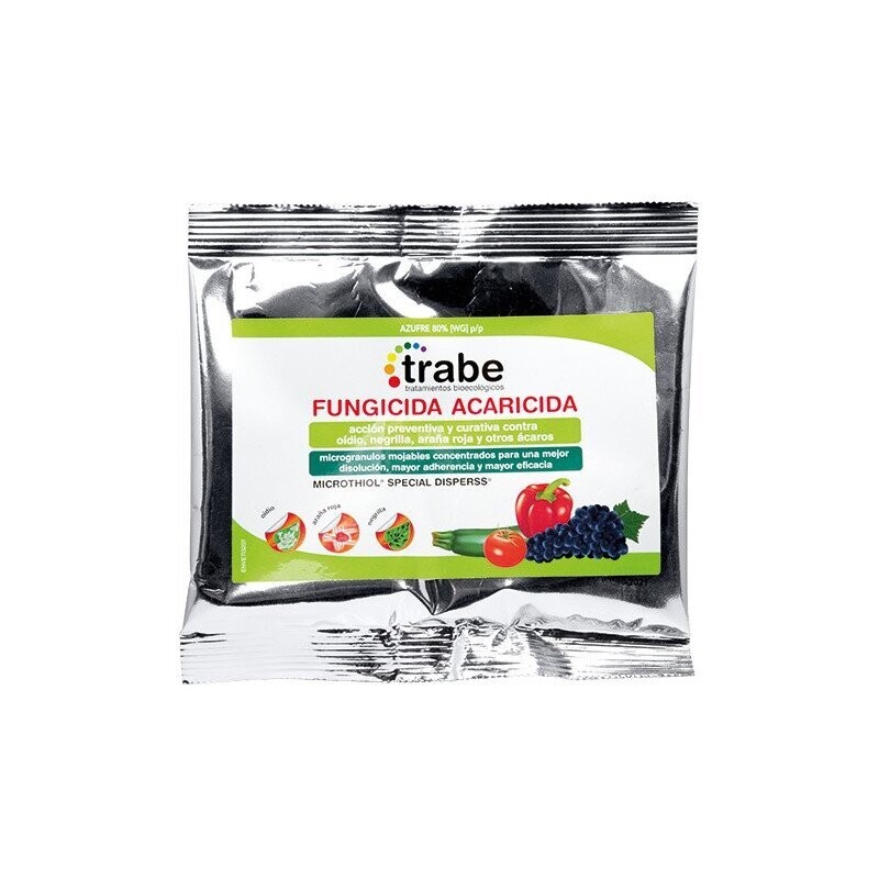 FUNGICIDA ACARICIDA (AZUFRE) 50GR * TRABE