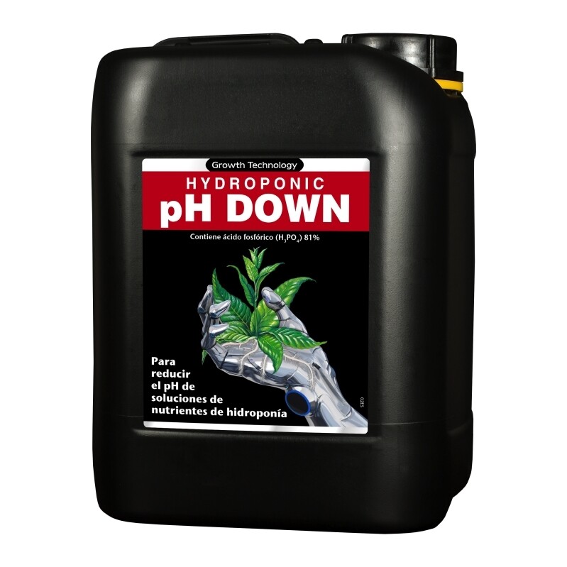 PH DOWN HIDROPONICO (81%) 5L GROWTH TECHNOLOGY