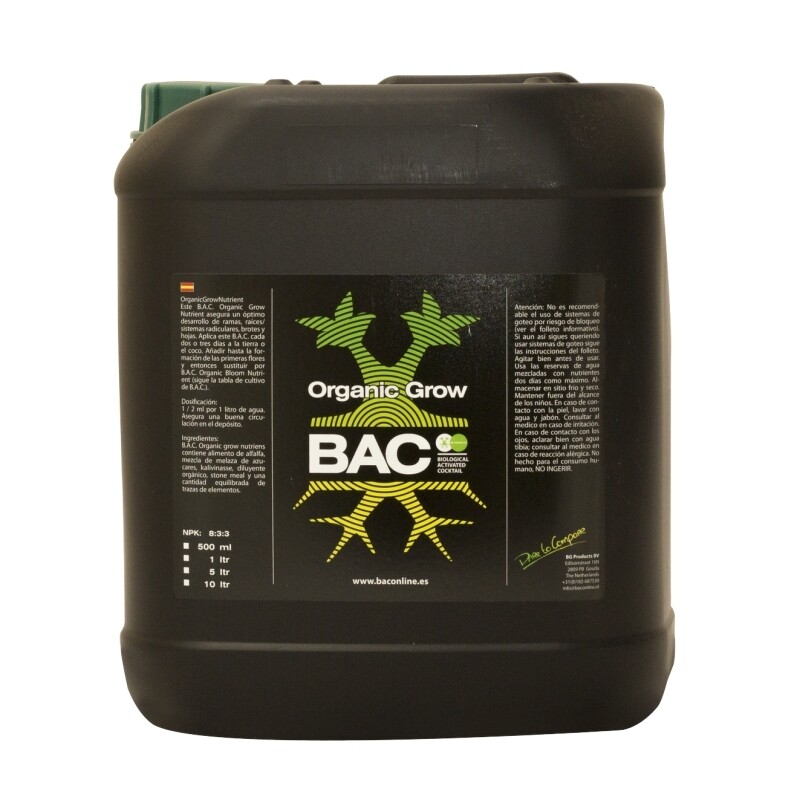 B.A.C. -  ORGANIC GROW 5 L.