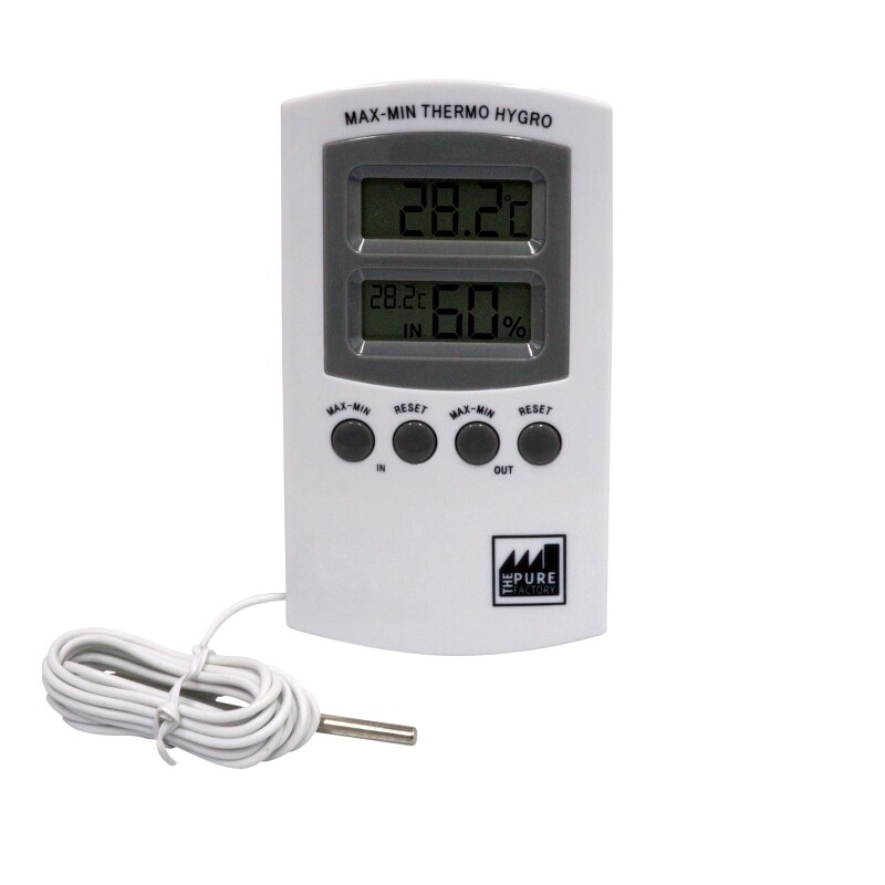 TERMOHIGROMETRO CON SONDA DTH-16 PURE FACTORY