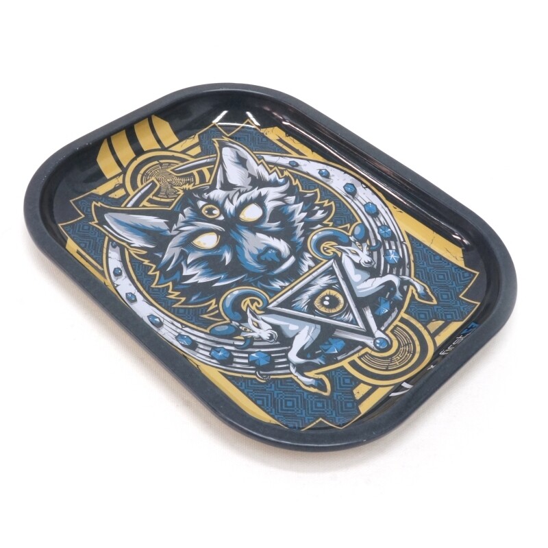BANDEJA METALICA DE LIAR 18X14 CM - LOBO