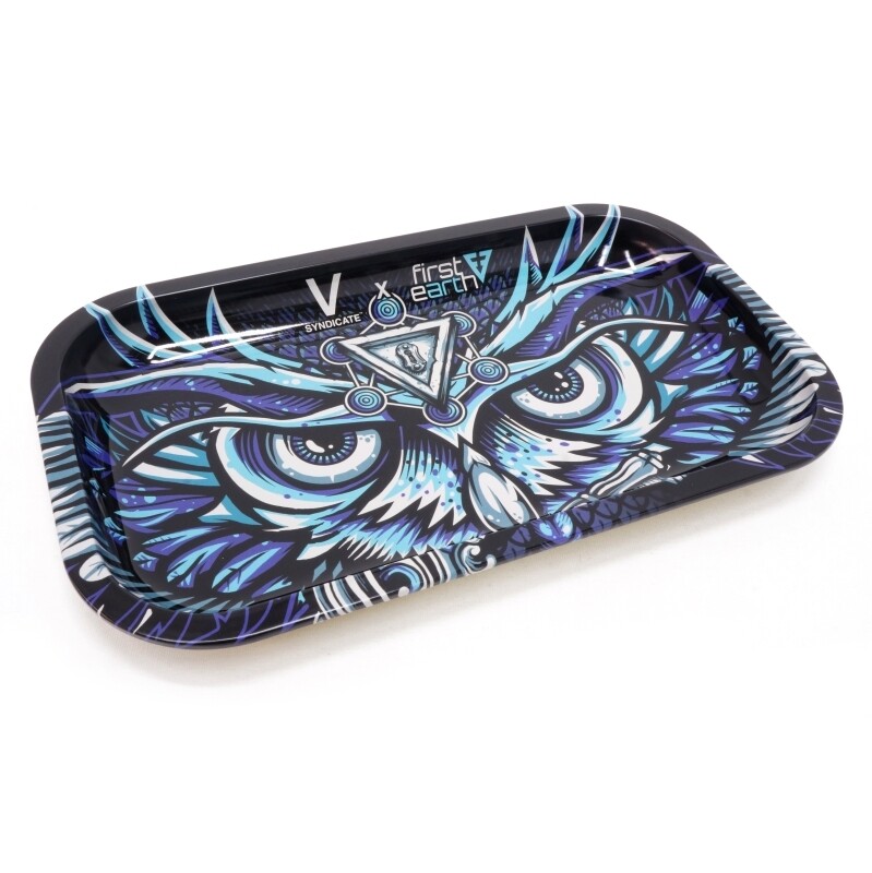 BANDEJA METALICA DE LIAR 27X16 CM  - BUHO