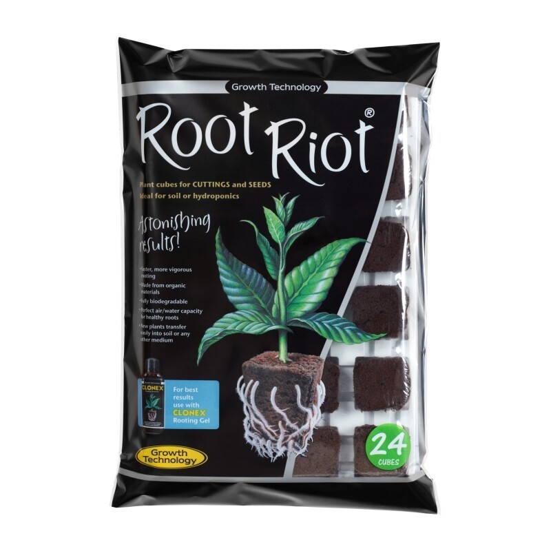 BANDEJA SEMILLERO ROOT RIOT GROWTH TECHNOLOGY - 24 ALVEOLOS (31 X 19 CM)