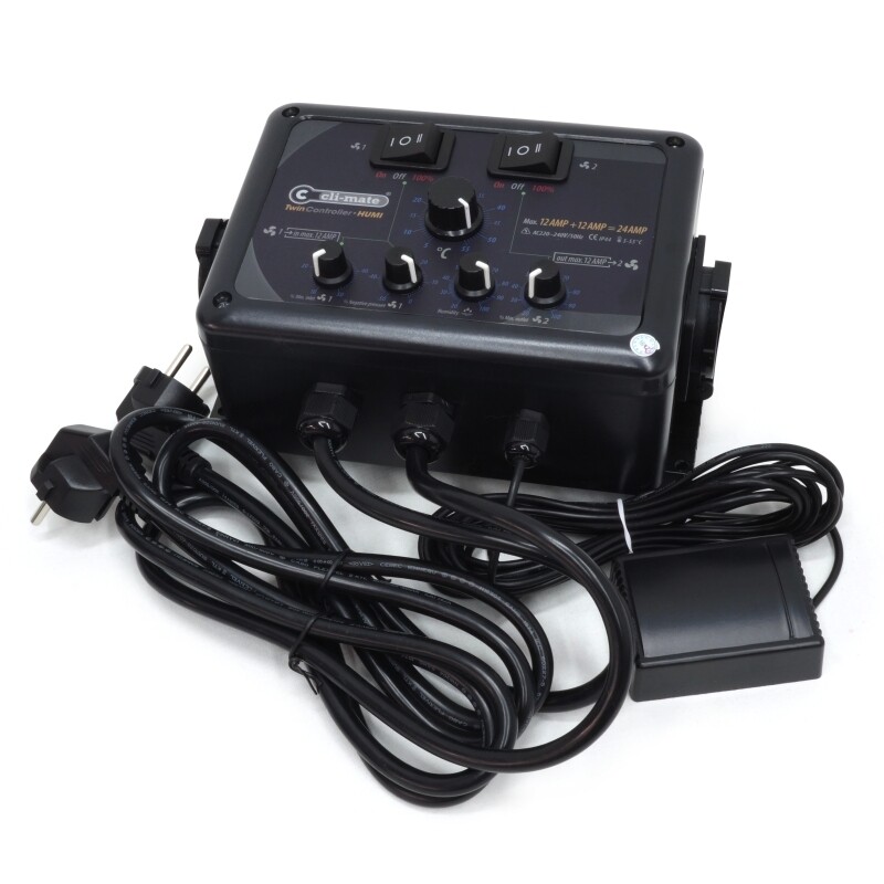 TWIN CONTROLLER CLI-MATE HUMEDAD + DOBLE PRESION (24AMP)
