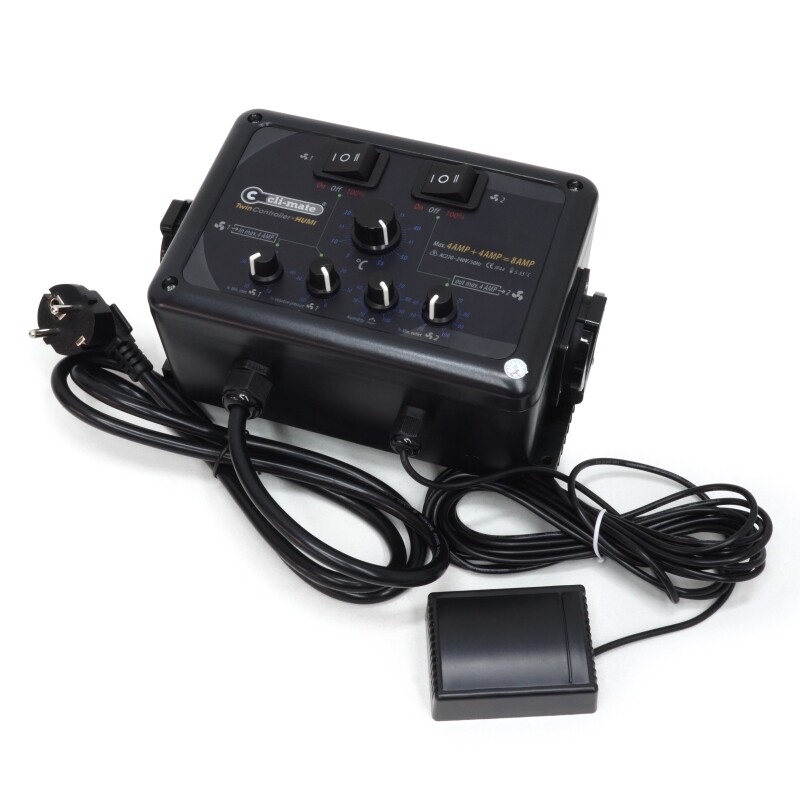 TWIN CONTROLLER CLI-MATE HUMEDAD + DOBLE PRESION (8AMP)