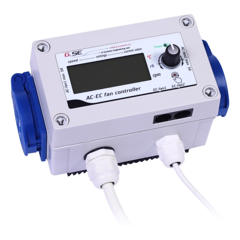 FAN CONTROLLER AC-EC LCD PARA 2 EXT (2X5A)