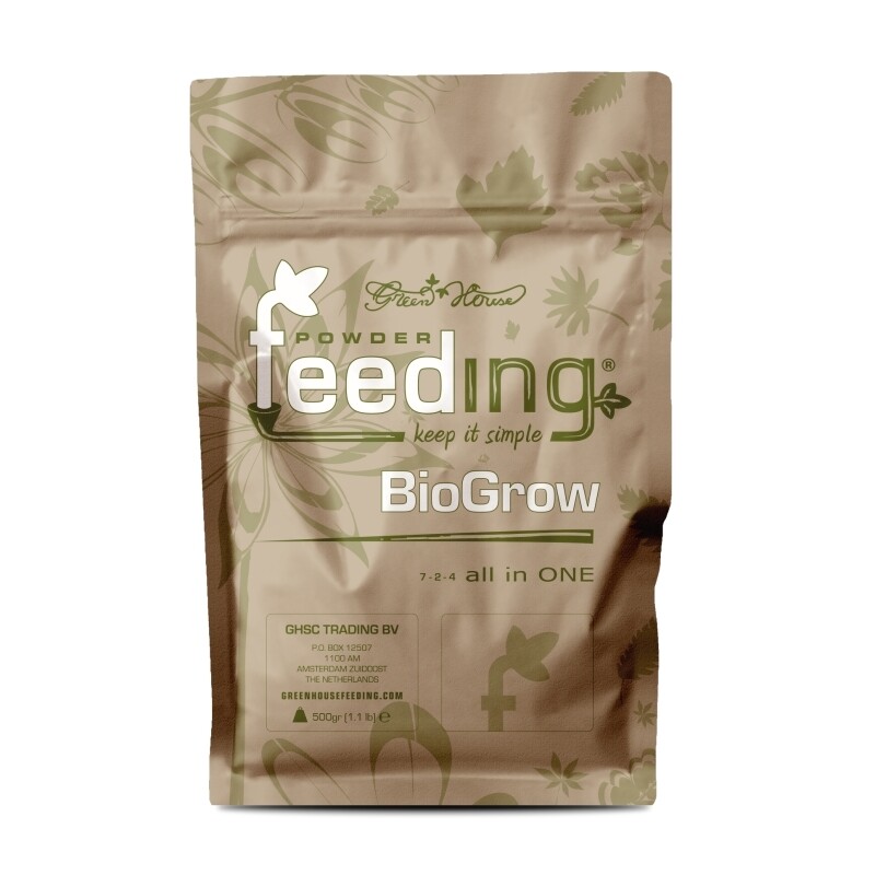 GREEN HOUSE POWDER FEEDING BIO GROW 500 GR