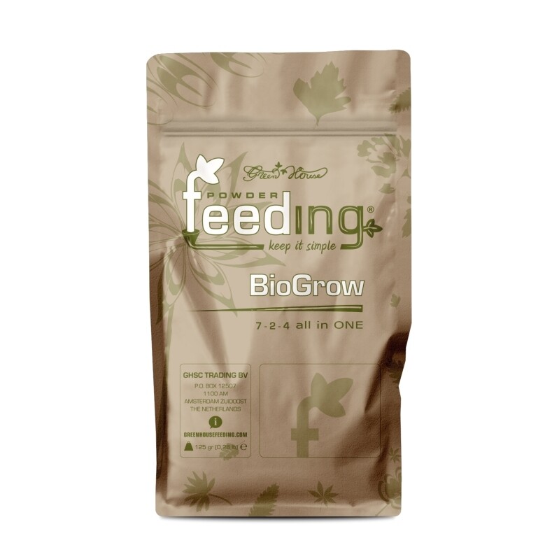 GREEN HOUSE POWDER FEEDING BIO GROW 125 GR