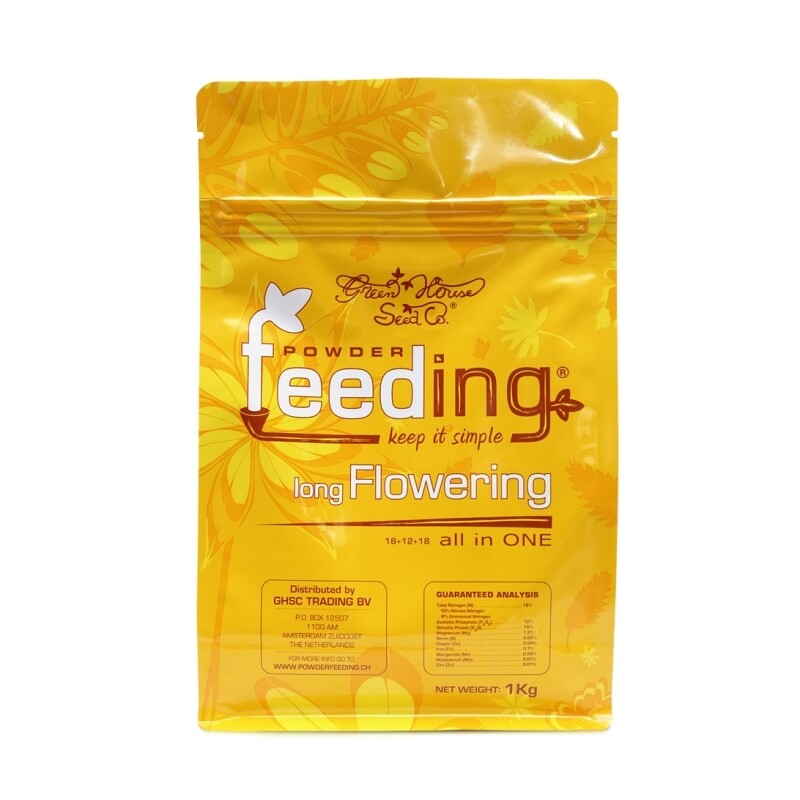 GREEN HOUSE POWDER FEEDING LONG FLOWERING 1 KG
