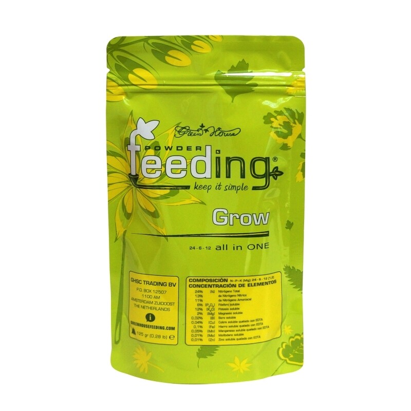 GREEN HOUSE POWDER FEEDING GROW 125 GR