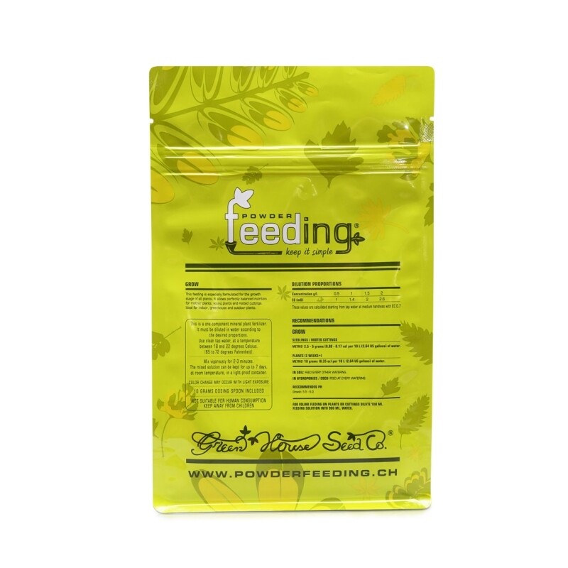 GREEN HOUSE POWDER FEEDING GROW 500 GR (BOLSA)