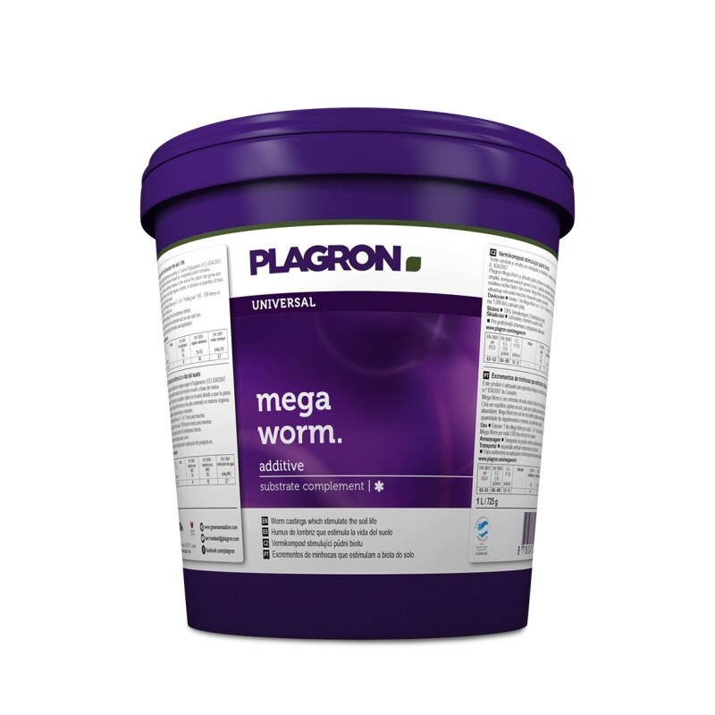 MEGAWORM (HUMUS LOMBRIZ) 1 L. PLAGRON