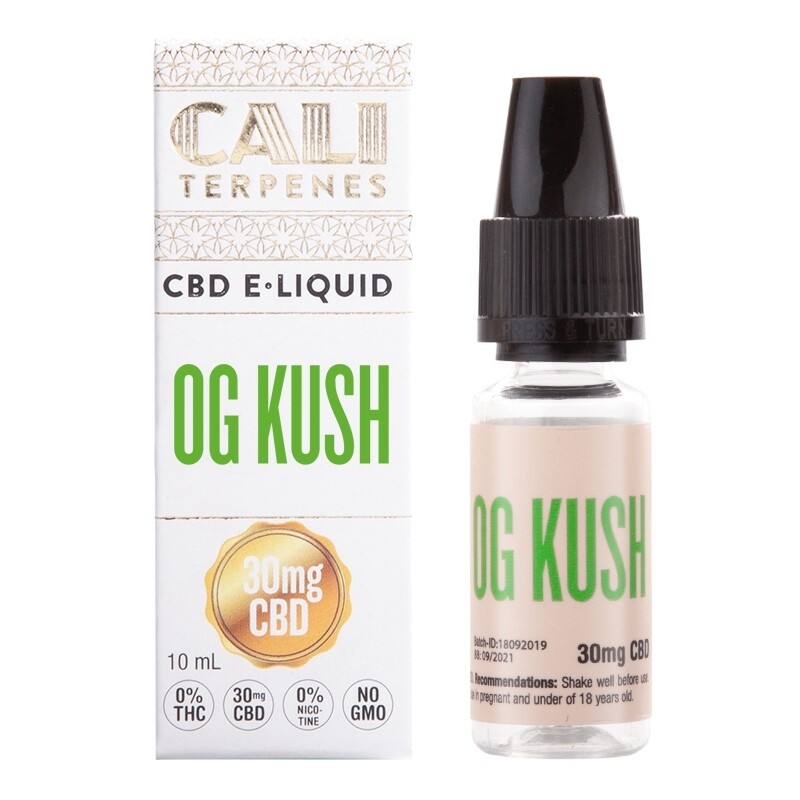 CALI TERPENES E-LIQUID OG KUSH 30MG CBD (10ML)