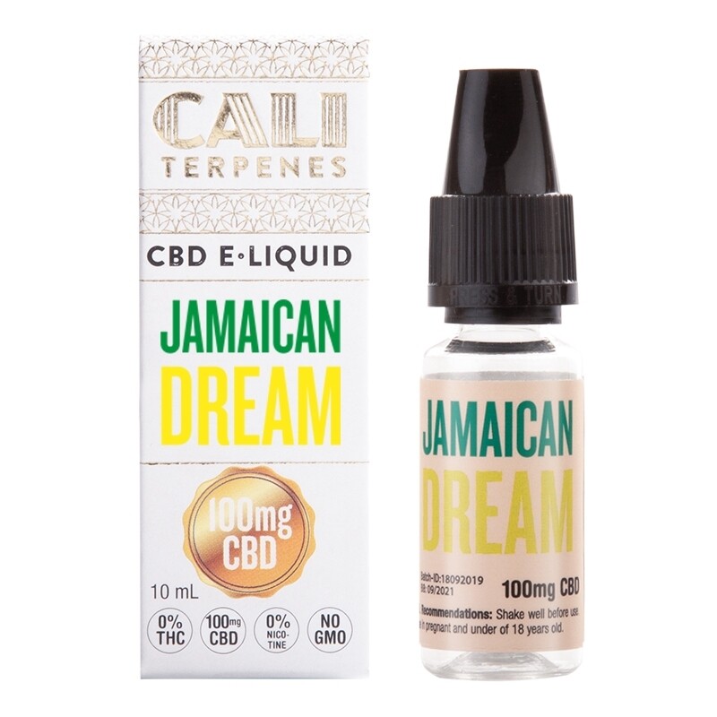 CALI TERPENES E-LIQUID JAMAICAN DREAM 100MG CBD (10ML)