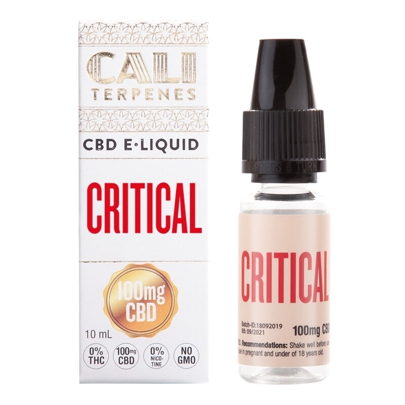 CALI TERPENES E-LIQUID CRITICAL 100 MG CBD (10 ML)