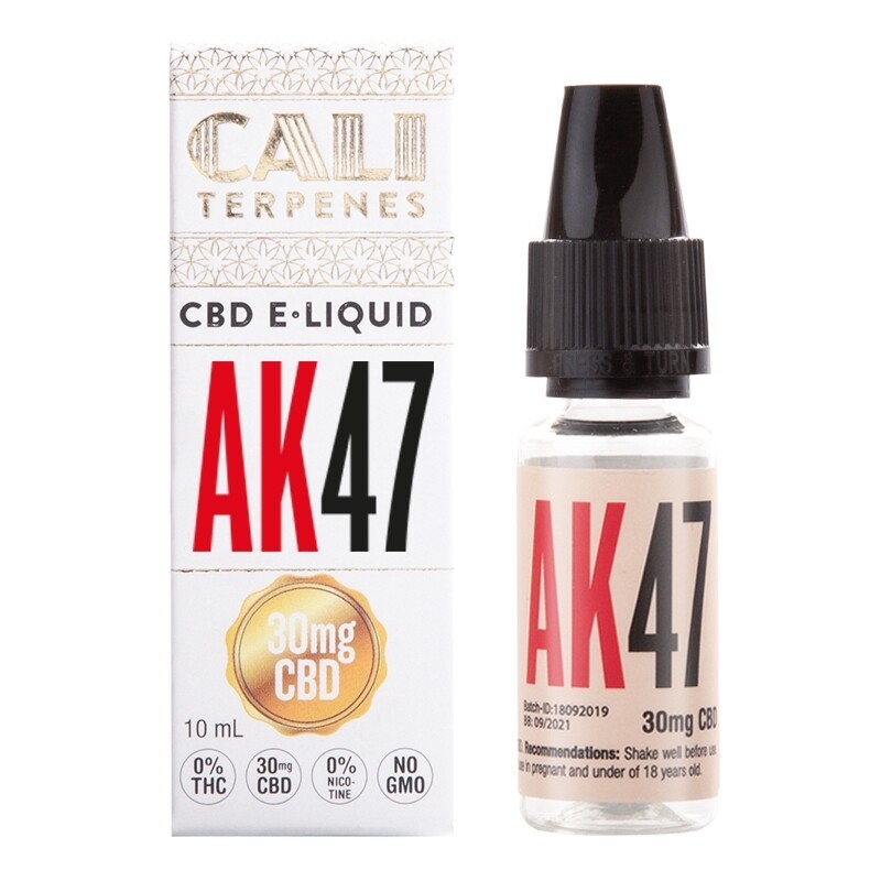 CALI TERPENES E-LIQUID AK 47 30 MG CBD (10 ML)
