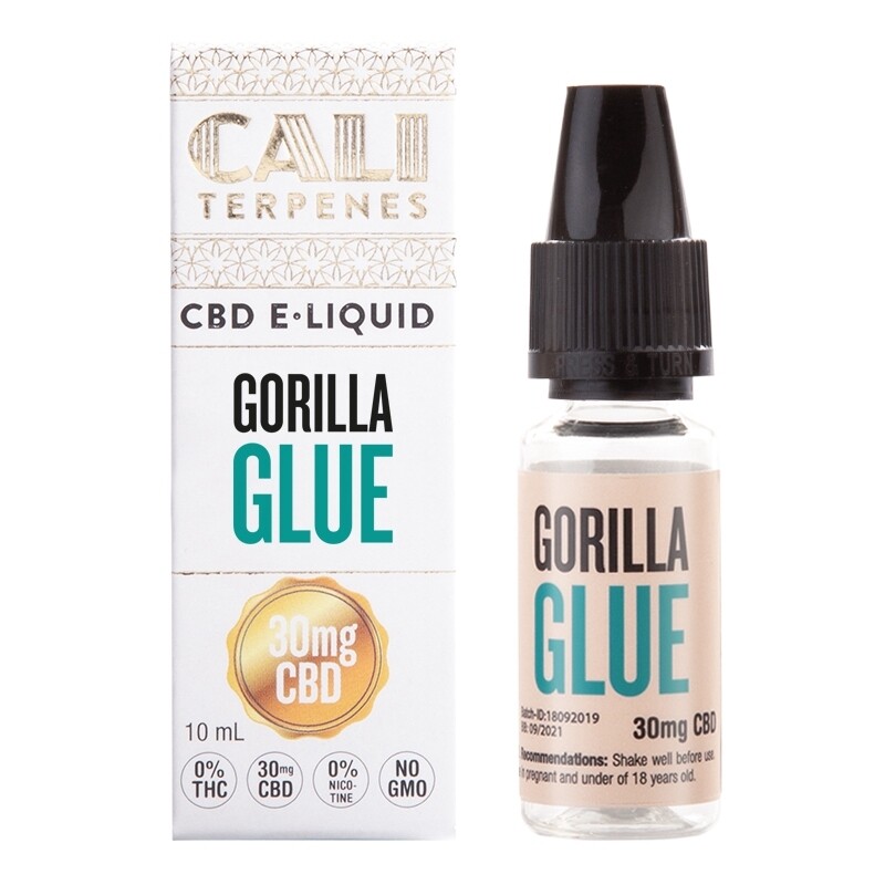 CALI TERPENES E-LIQUID GORILLA GLUE 30 MG CBD (10 ML)