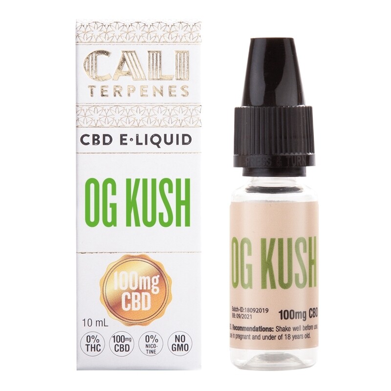 CALI TERPENES E-LIQUID OG KUSH 100MG CBD (10ML)