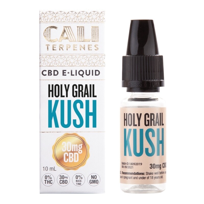 CALI TERPENES E-LIQUID HOLY GRAIL KUSH 30MG CBD (10ML)