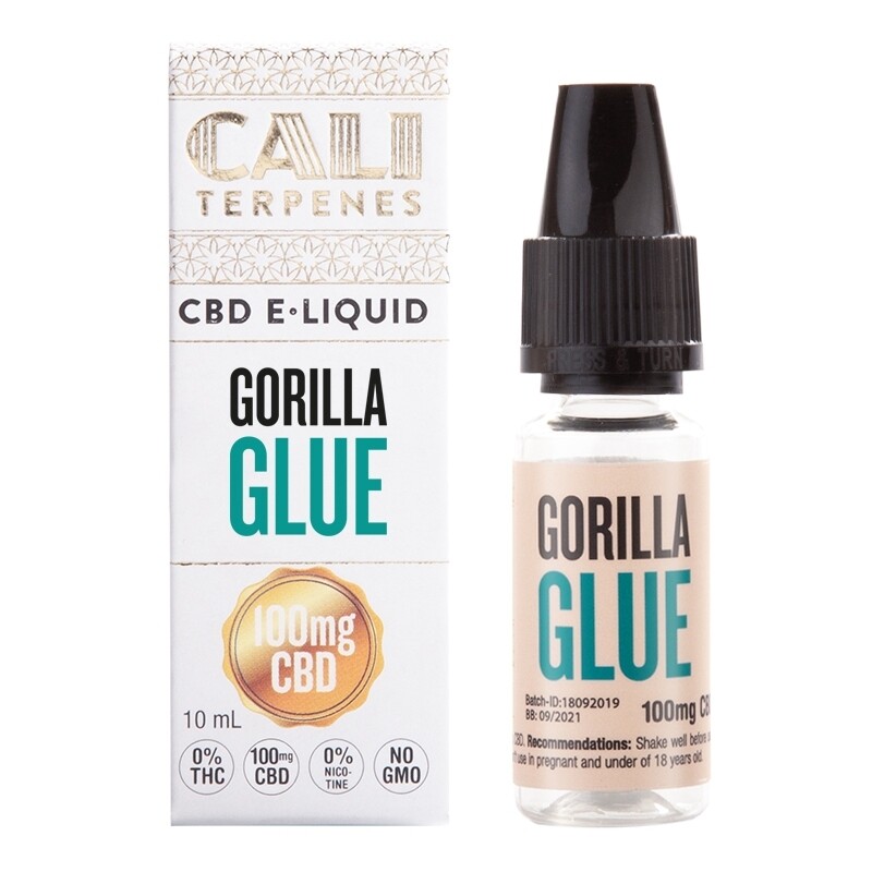 CALI TERPENES E-LIQUID GORILLA GLUE 100 MG CBD (10 ML)