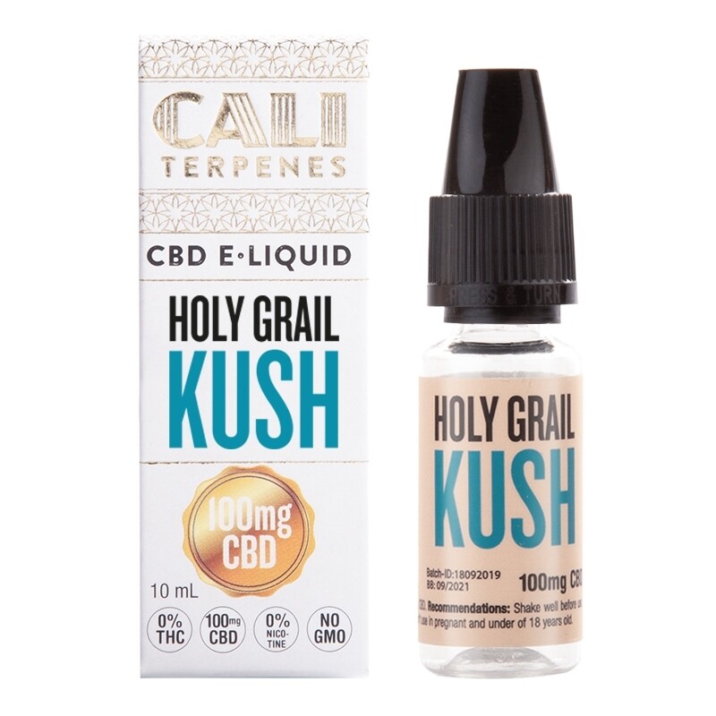 CALI TERPENES E-LIQUID HOLY GRAIL KUSH 100MG CBD (10ML)