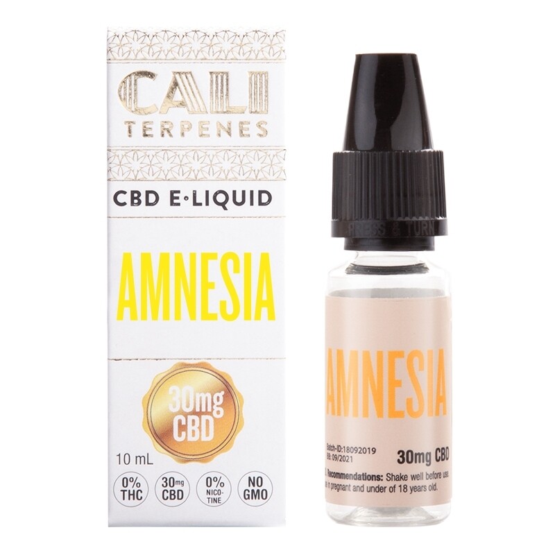 CALI TERPENES E-LIQUID AMNESIA 30 MG CBD (10 ML)
