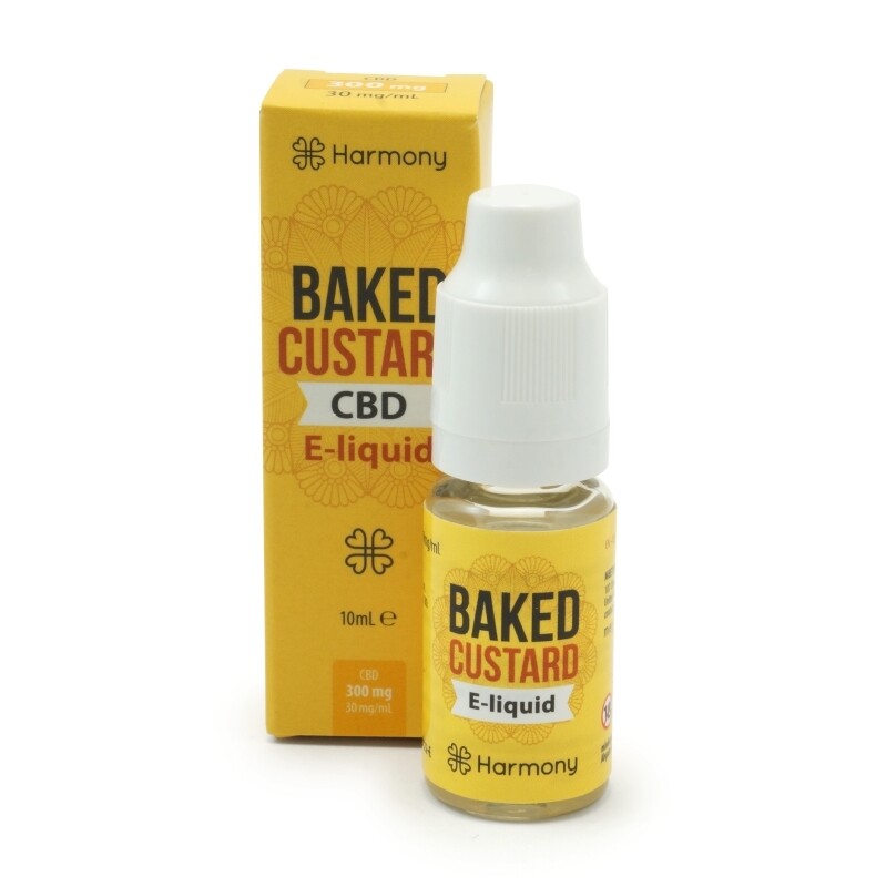 HARMONY - BAKED CUSTARD E-LIQUID (300MG CBD) 10ML