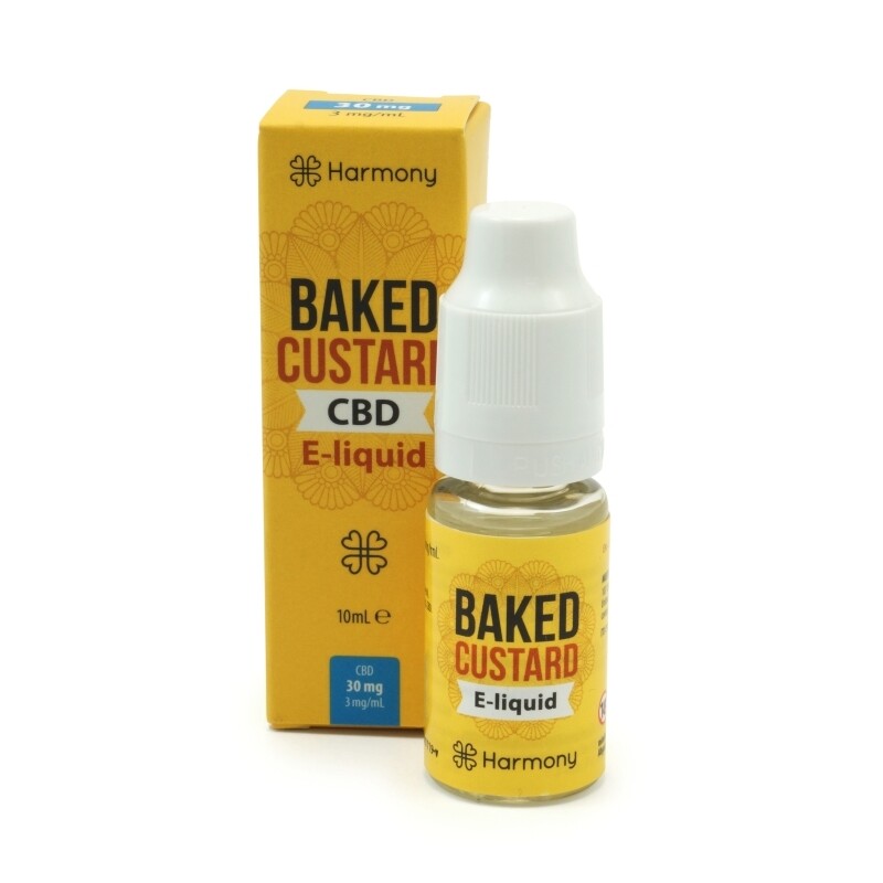 HARMONY - BAKED CUSTARD E-LIQUID (30MG CBD) 10ML