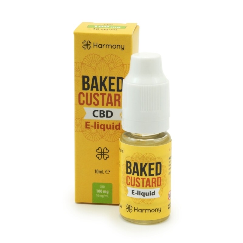 HARMONY - BAKED CUSTARD E-LIQUID (100MG CBD) 10ML