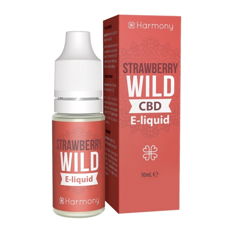 HARMONY - WILD STRAWBERRY - E-LIQUID (600MG CBD) 10ML