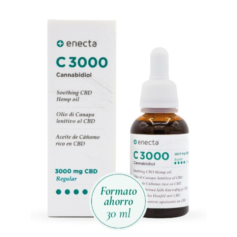 ACEITE DE CAÑAMO RICO EN CBD C3000 (3000MG-30ML) Enecta