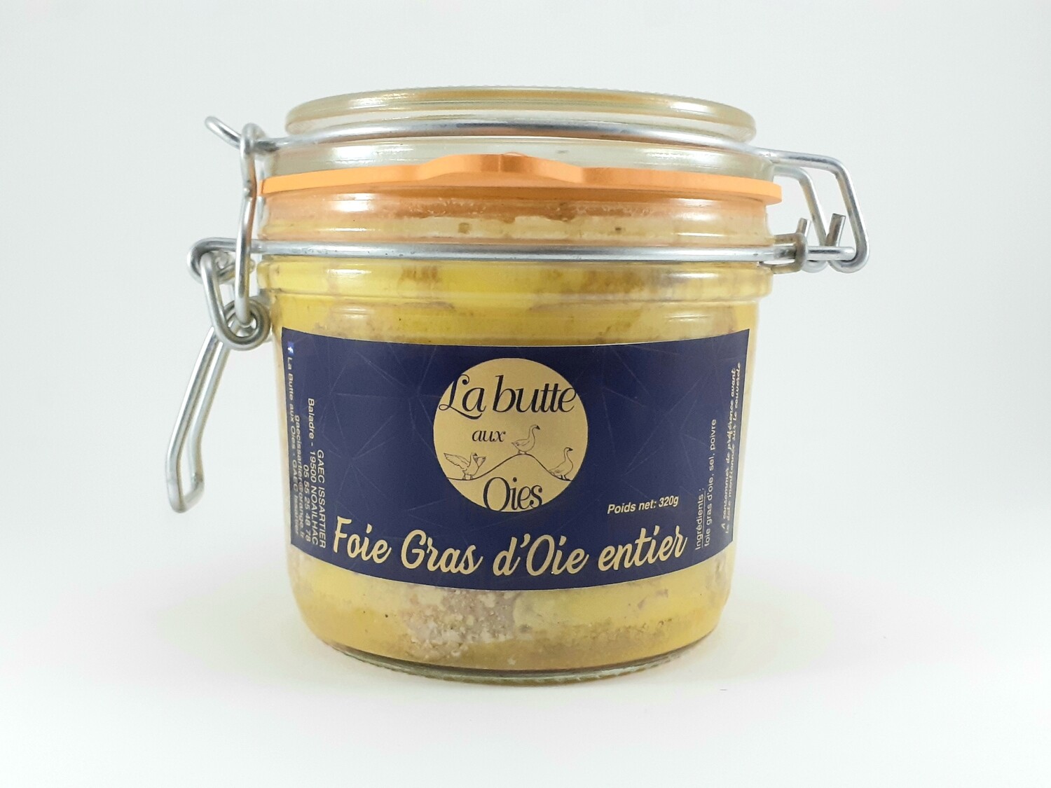 FOIE GRAS D&#39;OIE ENTIER 320g