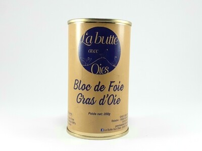 BLOC DE FOIE GRAS D&#39;OIE 200g