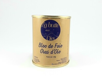 BLOC DE FOIE GRAS D&#39;OIE 130g