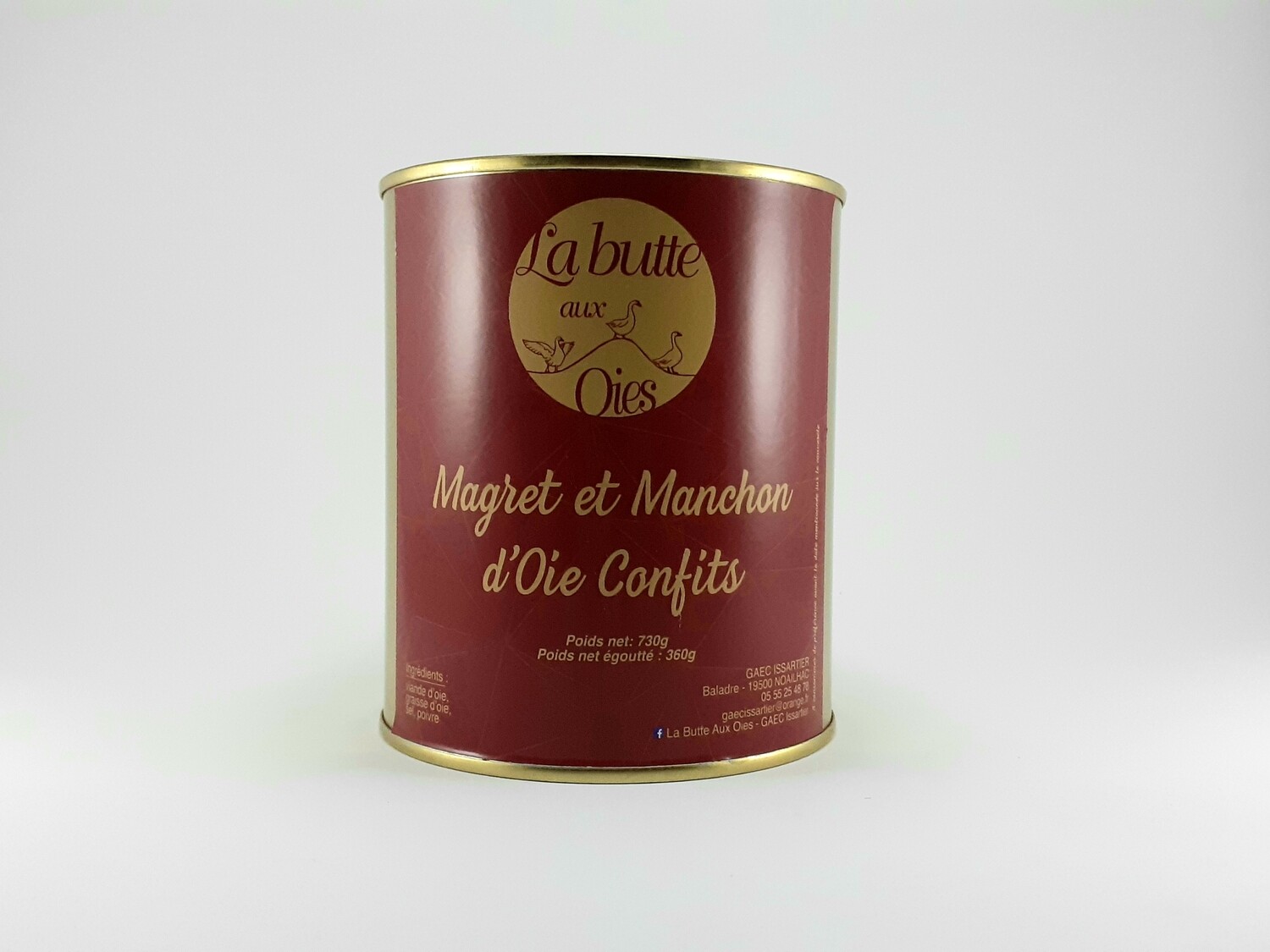 MAGRET ET MANCHON D&#39;OIE CONFITS