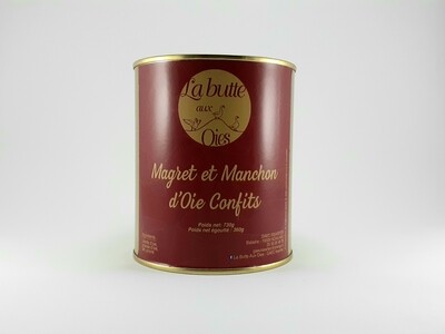 MAGRET ET MANCHON D&#39;OIE CONFITS